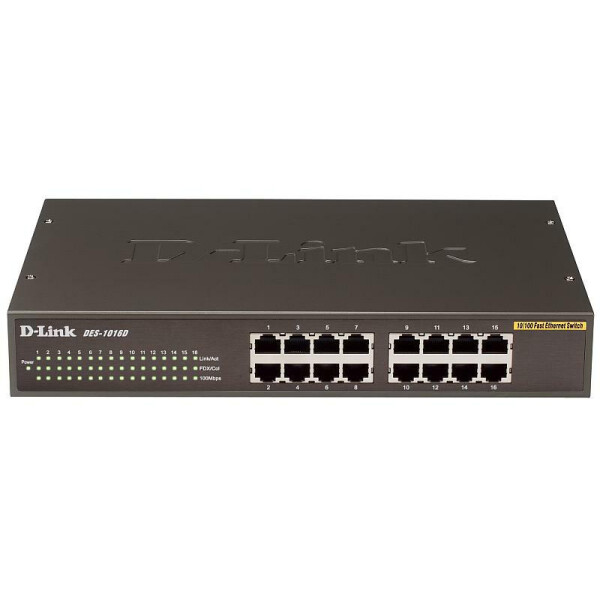 

Коммутатор D-Link DES-1016D, DES-1016D