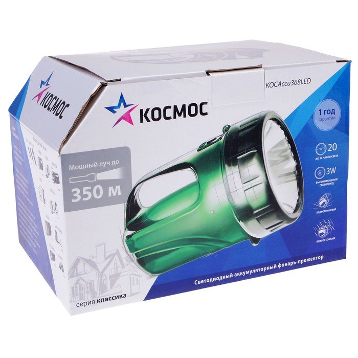 

Фонарь КОСМОС Accu368LED, Accu368LED