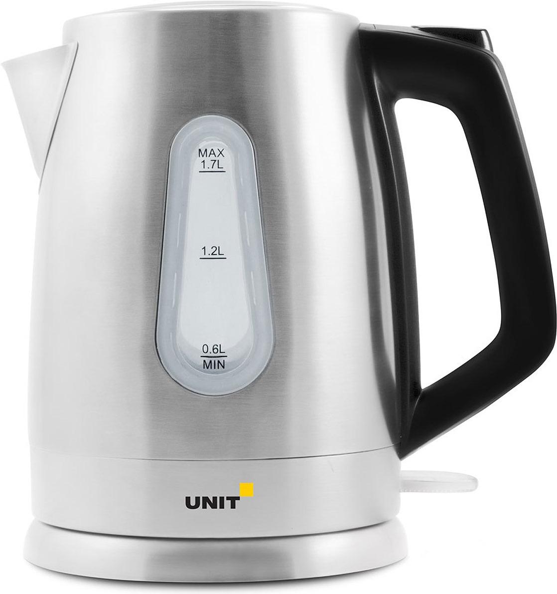 

Чайник UNIT электрический UEK-276, 1.7л., 2000Вт. сталь (матовый), UEK-276