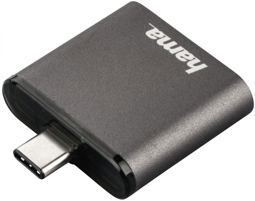 

Карт-ридер Hama H-124186 USB3.1 серый [00124186], H-124186 USB3.1