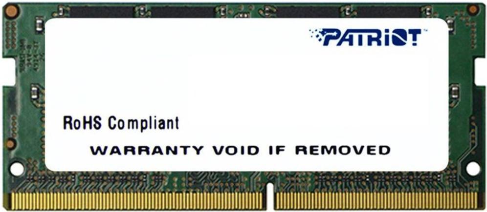 

Оперативная память Patriot Signature Line 8GB DDR4 SODIMM PC4-19200 PSD48G240082S, SO-DDR-4 8GB PC-19200