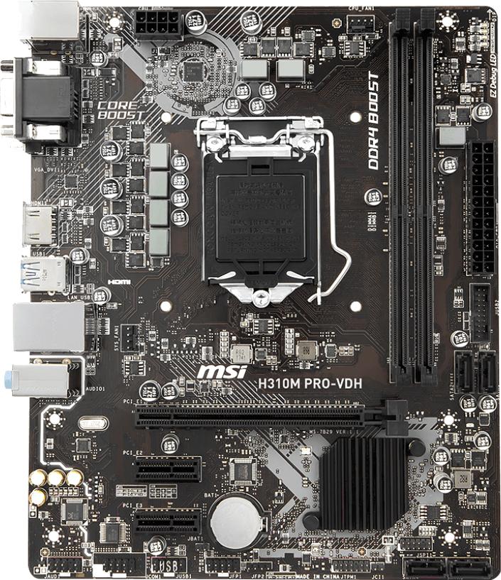 

Материнская плата MSI H310M PRO-VDH