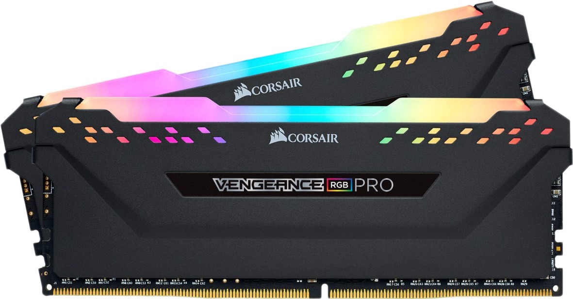 

Оперативная память Corsair Vengeance RGB PRO 16GB DDR IV KiTof2 PC-25600 [CMW16GX4M2C3200C16], Оперативная память Corsair Vengeance RGB PRO 16GB DDR IV KiTof2 PC-25600 CMW16GX4M2C3200C16