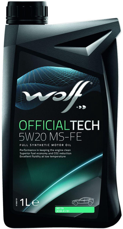 

Моторное масло Wolf OfficialTech 5W20 MS-FE 1л [65612/1], Моторное масло Wolf OfficialTech 5W20 MS-FE 1л 65612/1