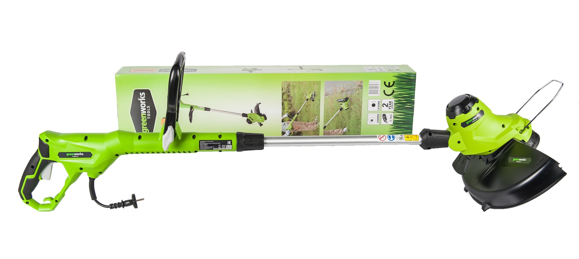 

Триммер электрический Greenworks GST6030, GST6030