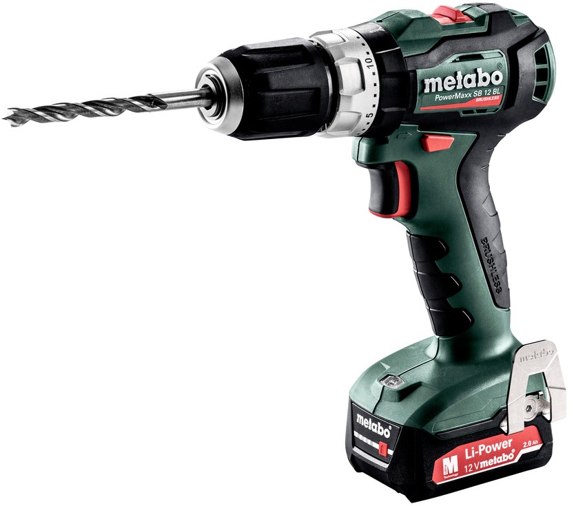 

Дрель-шуруповерт Metabo PowerMaxx SB 12 BL кейс в комплекте [601077500], PowerMaxx SB 12 BL кейс в комплекте