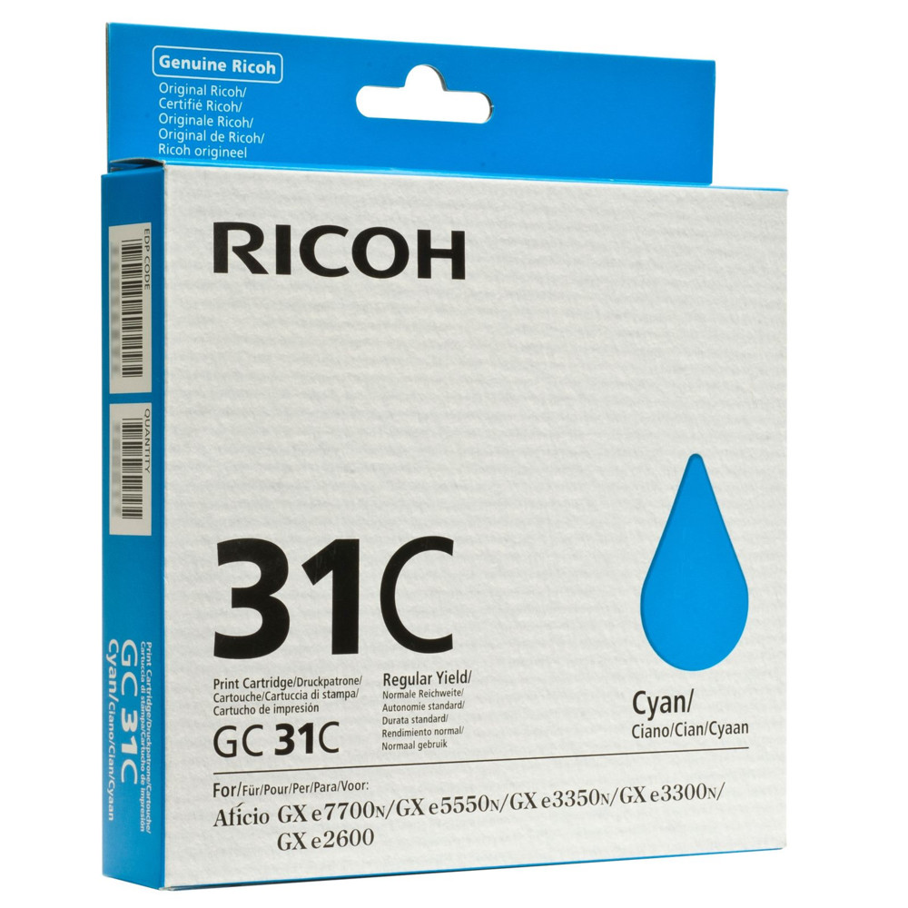

Картридж для принтера и МФУ Ricoh GC 31C, GC 31C