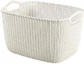 

Корзина для хранения Curver Rect Knit L белый [03670-X64-00], Rect Knit L