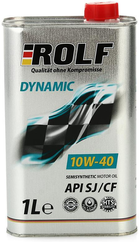

Моторное масло Rolf Dynamic SAE 10W-40 API SJ/CF 1л (322701)
