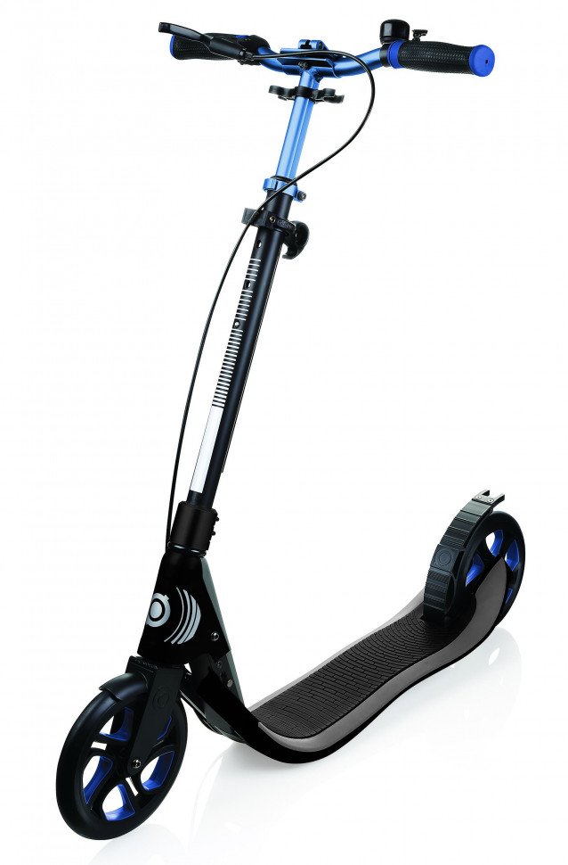 Globber One NL 205 Deluxe (черный/синий) - фото Самокат Globber One NL 205 Deluxe (черный/синий)