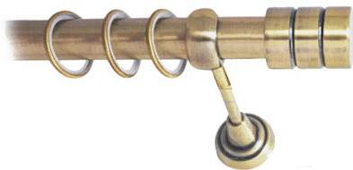 

Карниз Lm Decor Цилиндр 088 1р гладкий 25мм 1.8м антик