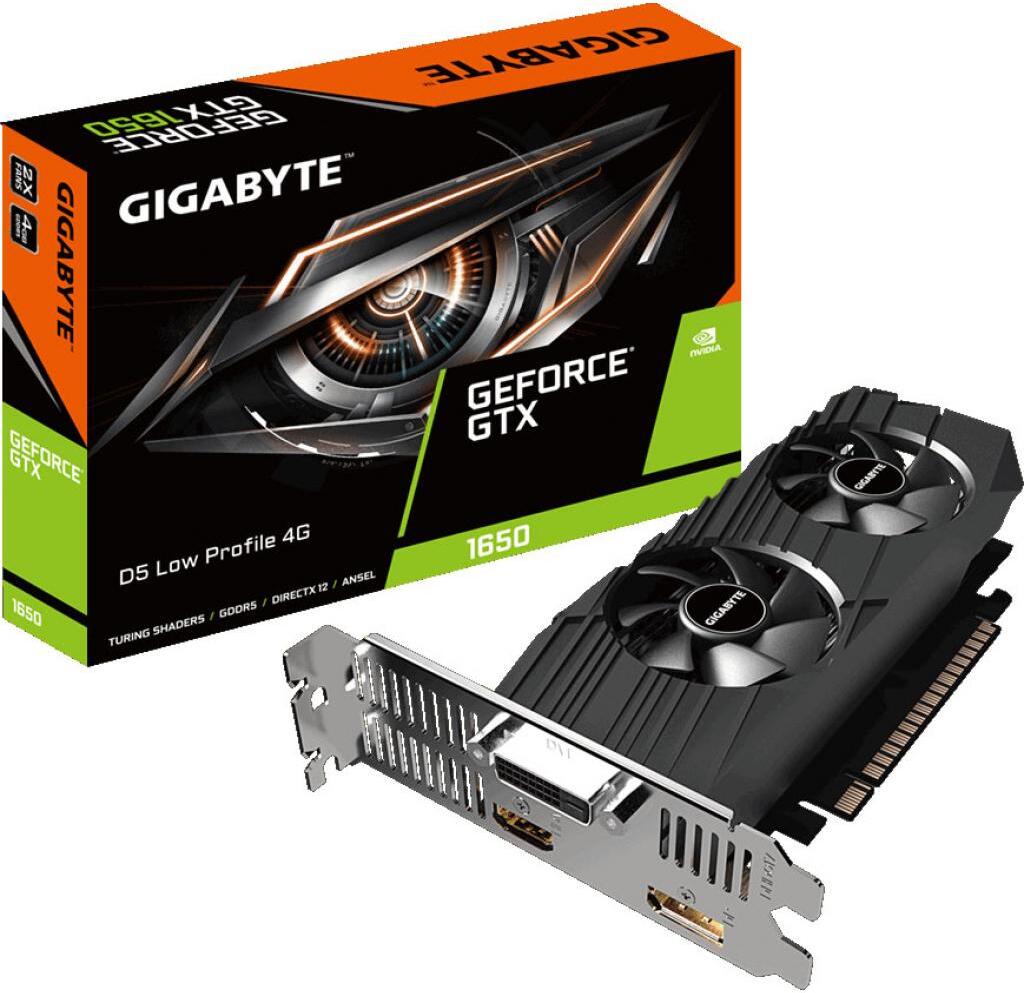 

Видеокарта Gigabyte GeForce GTX 1650 4096Mb (GV-N1650D5-4GL)