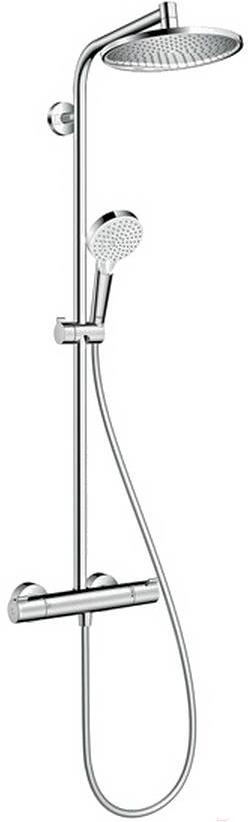 

Душевая система Hansgrohe Crometta S 240 1jet Showerpipe [27267000], Душевой гарнитур Hansgrohe Crometta S 240 1jet Showerpipe 27267000