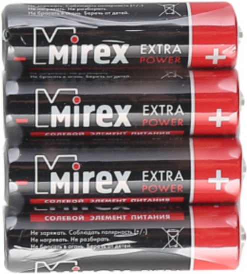 

Батарейки Mirex R06 AA 4 шт [ER6-S4], Батарейка Mirex R06 AA 4 шт ER6-S4