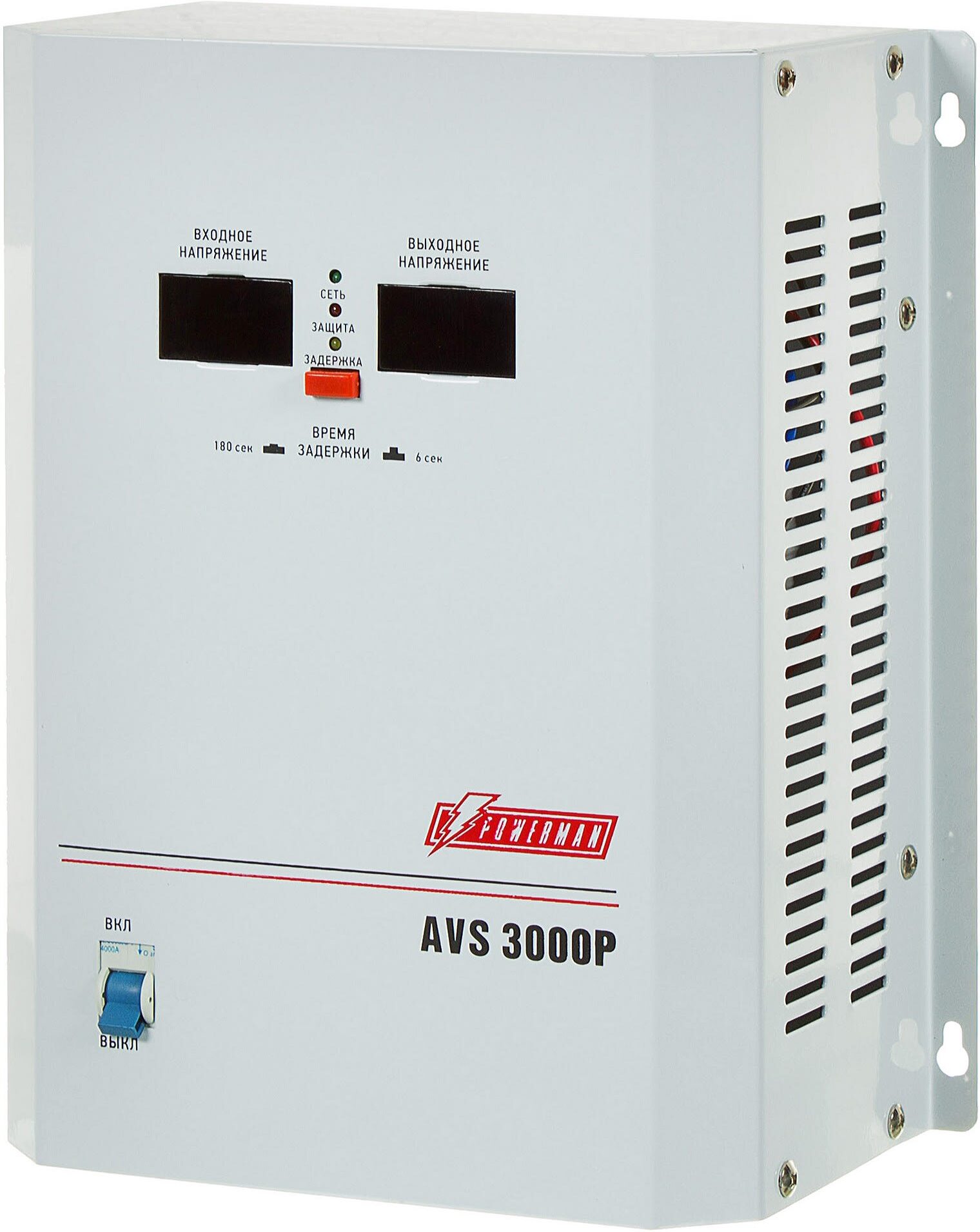 

Стабилизатор напряжения Powerman AVS 3000 P, Сетевой фильтр Powerman AVS 3000 P