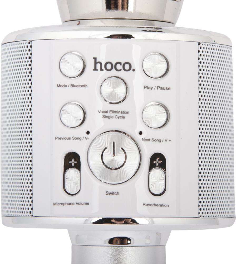 

Микрофон Hoco BK3 Silver [6957531065784], Микрофон Hoco BK3 6957531065784 Silver