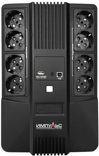 

Источник бесперебойного питания Импульс Мастер 800 [MT80107], Источник бесперебойного питания Импульс Мастер 800 MT80107
