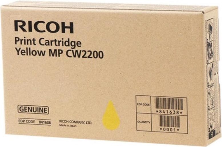 

Картридж гелевый Ricoh MP CW2200 желтый (841638)