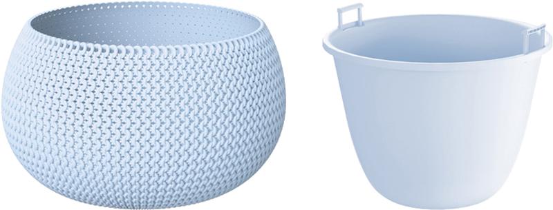 

Кашпо Prosperplast Splofy Bowl Light Blue [DKSP370-656U], Splofy Bowl