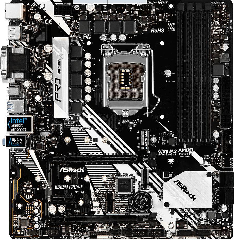 

Материнская плата ASRock B365M PRO4-F, B365M PRO4-F