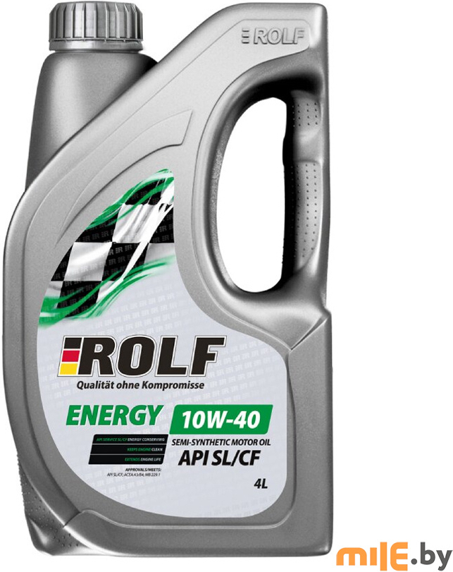 

Моторное масло Rolf Energy SAE 10W-40 API SL/CF 4л (322425)