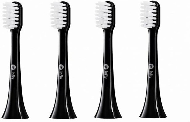 

Сменные насадки inFly Toothbrush Head for T03S 4 шт черный [T20030SIN черный], Насадка для зубной щетки inFly Toothbrush Head for T03S 4 шт T20030SIN черный
