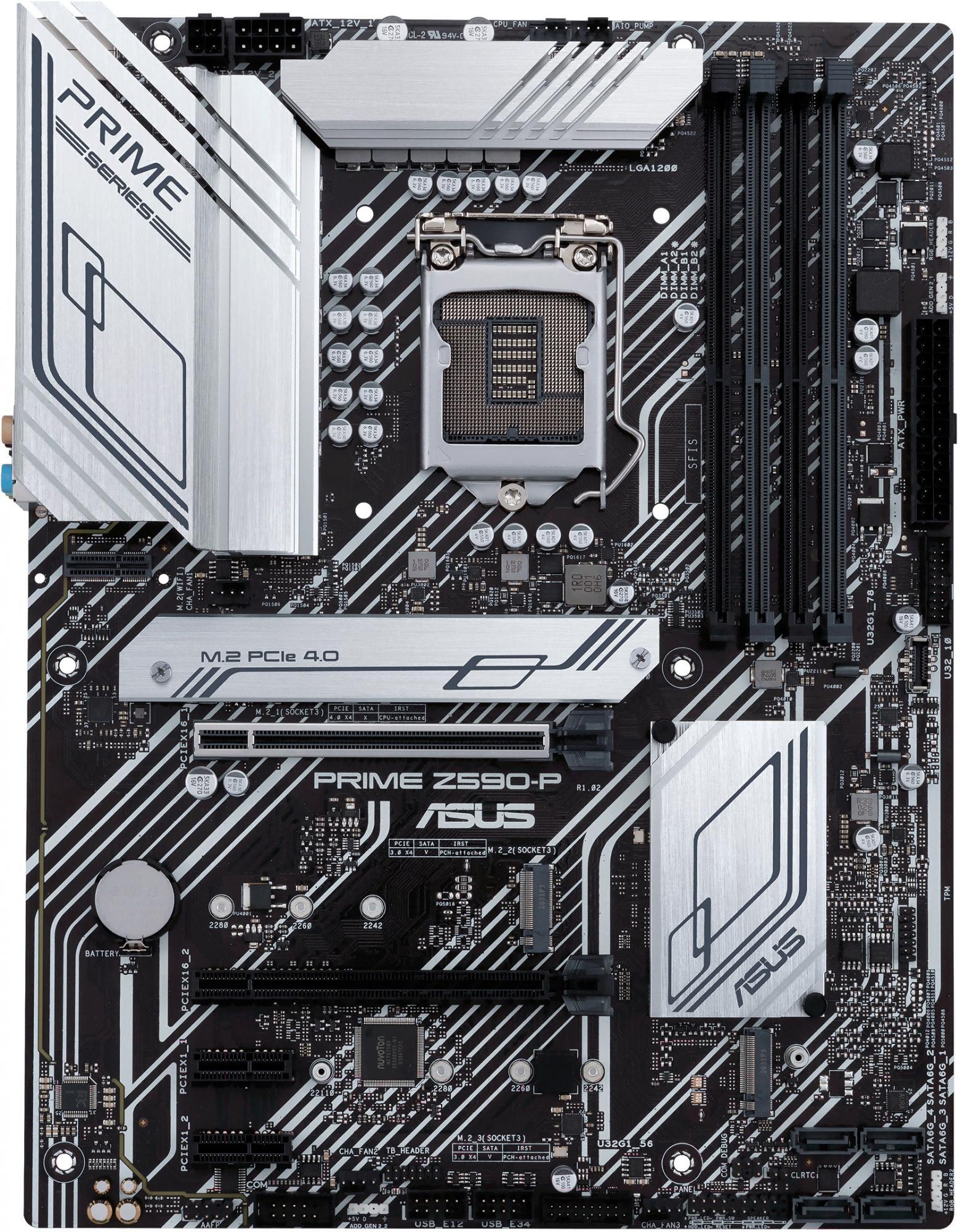 

Материнская плата ASUS PRIME Z590-V-SI, Материнская плата ASUS Prime Z590-V-SI