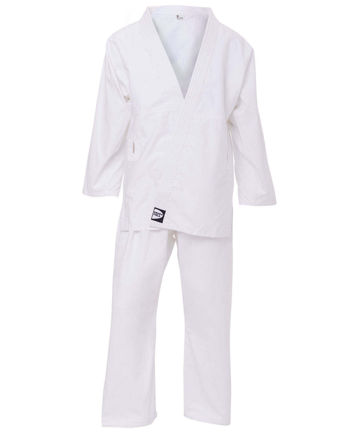 

Кимоно для рукопашного боя Green Hill Junior SHH-2210 р.0/130 белый, Junior SHH-2210 р.0/130