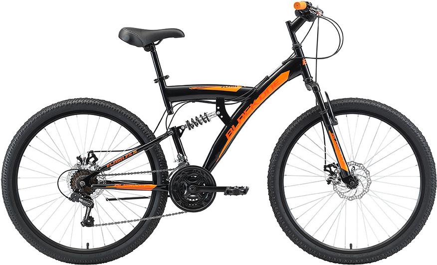 

Велосипед Black One Flash FS 26'' рама 16 дюймов 2021 черный/оранжевый, Flash FS 26 2021 16'