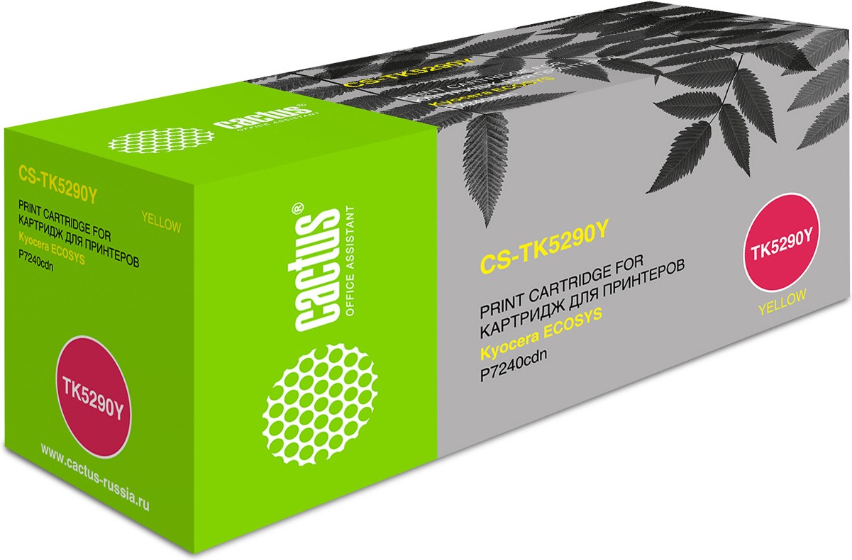 

Картридж для принтера и МФУ CACTUS CS-TK5290Y, Картридж Cactus CS-TK5290Y