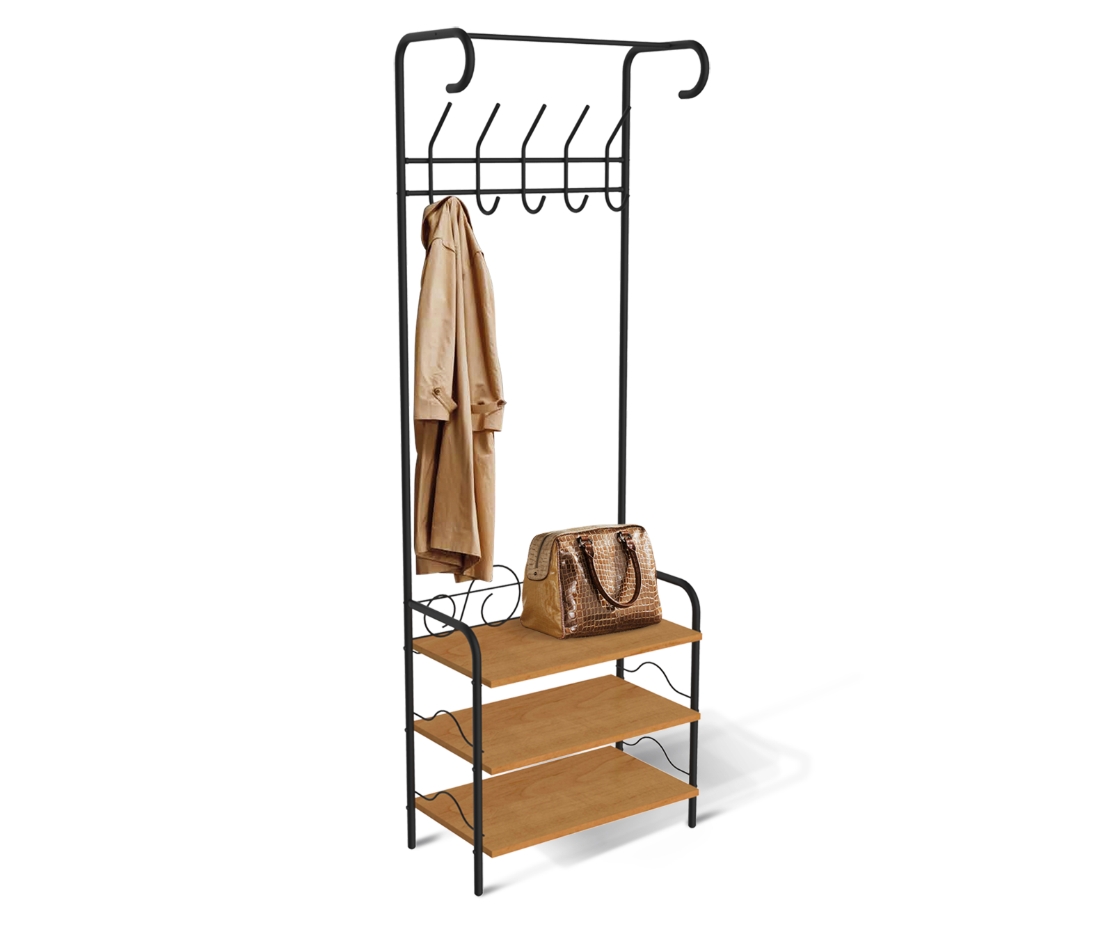 

Вешалка Sheffilton M-306 черный муар/бук [820868], Вешалка Sheffilton M-306 (черный муар-бук)