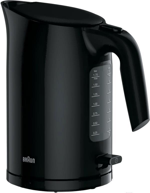 

Электрочайник Braun WK3000BK, Электрочайник Braun WK 3000 BK 0X21010011 Black