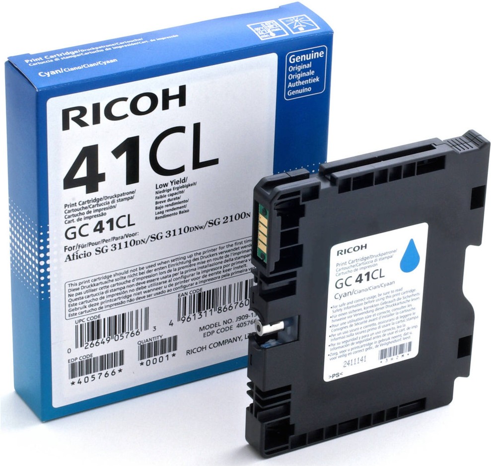 

Картридж для принтера Ricoh GC 41CL (405766), Картридж Ricoh GC 41CL 405766