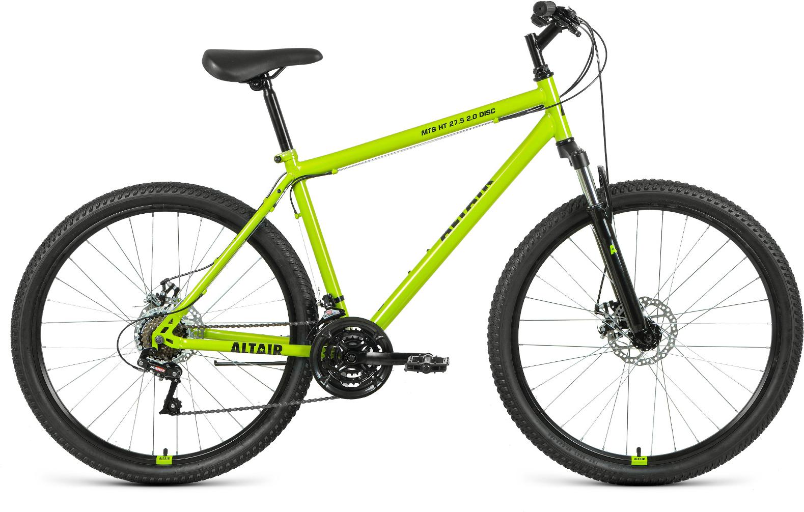 

Велосипед Forward Altair MTB HT 27.5'' 2.0 Disс 2021 рама 17 зеленый/черный [RBKT1M17G006], Altair MTB HT 27.5 2.0 Disс 2021 17'