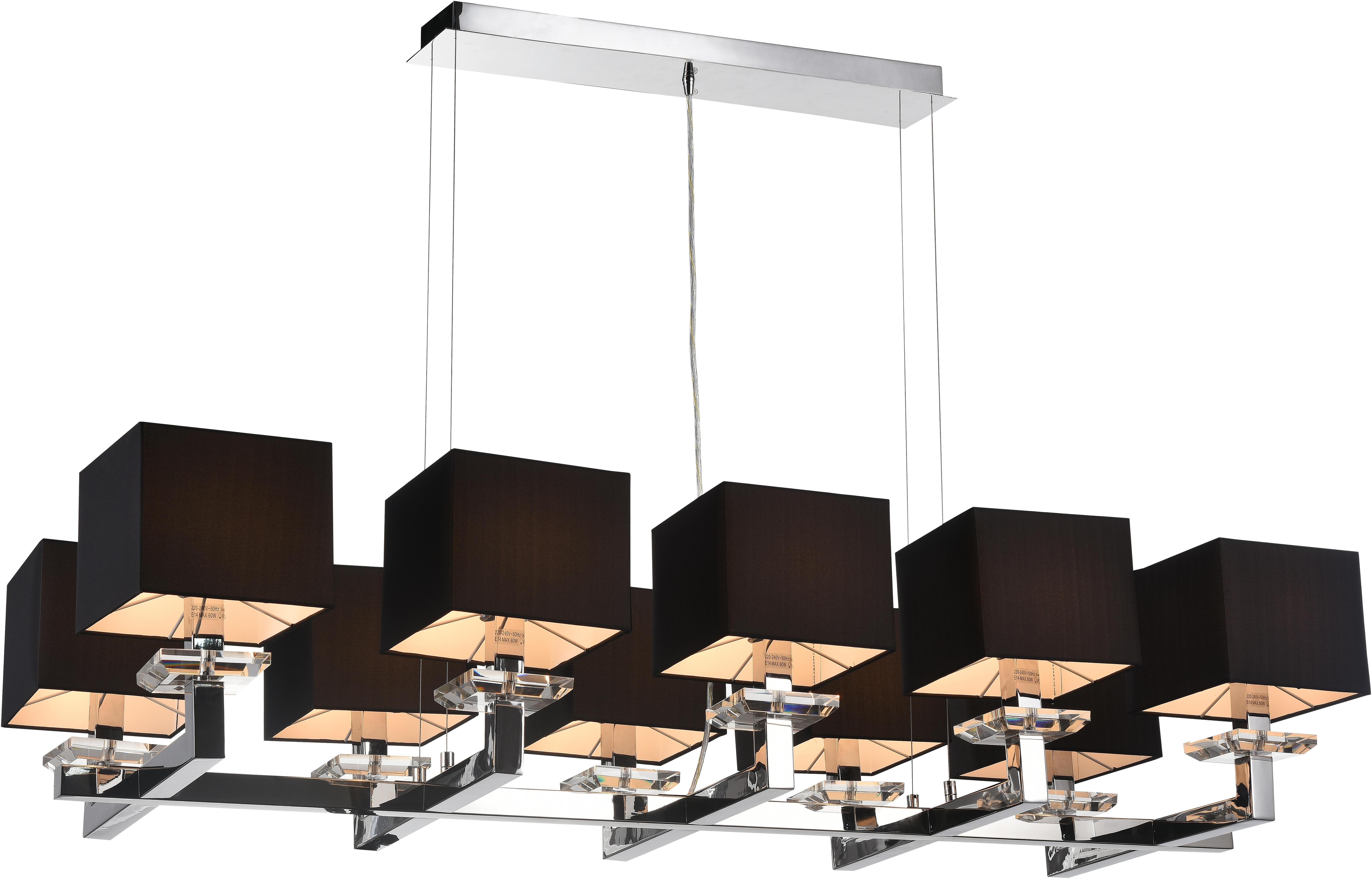 

Подвесная люстра NEWPORT 135*58*H30/165 cm Е14 10*60W без абажуров Chrome Clear crystal [3210/S без абажуров], Подвесная люстра NEWPORT 135*58*H30/165 cm Е14 10*60W без абажуров 3210/S без абажуров Chrome Clear crystal