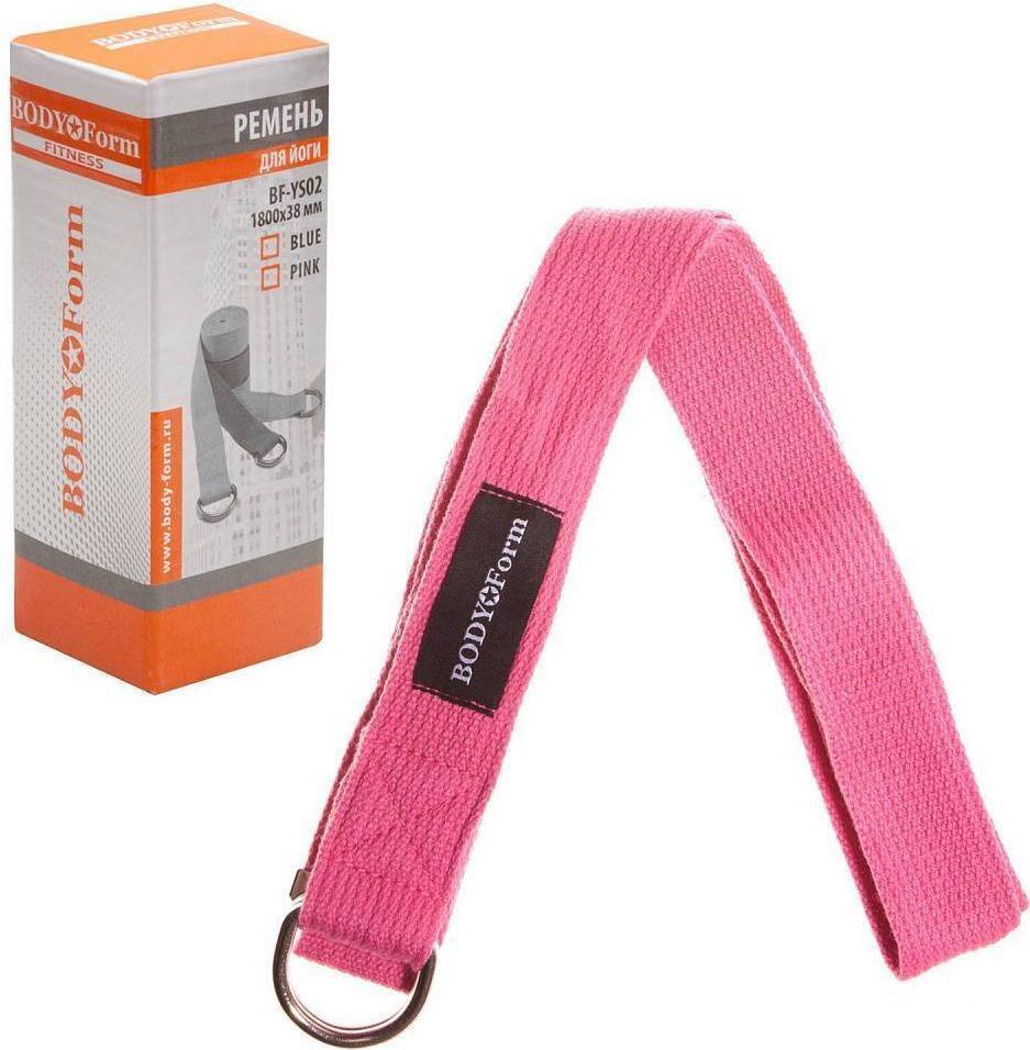 

Ремень для йоги Body Form BF-YS02 PInk, BF-YS02