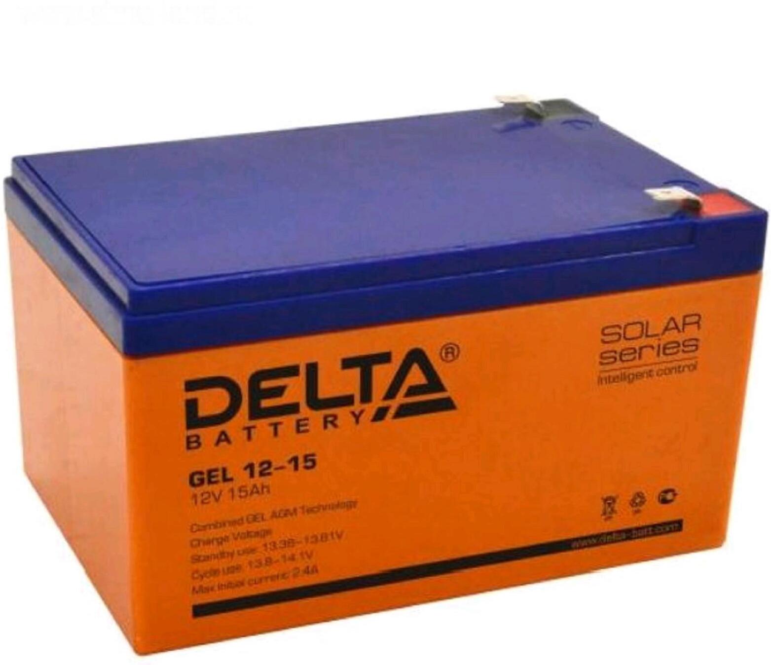 

Аккумуляторная батарея DELTA GEL 12-15