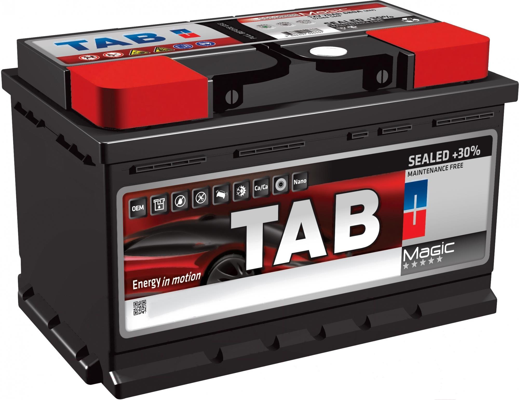 

Автомобильный аккумулятор TAB Magic 189063 (62 А/ч), Аккумулятор TAB Magic (62 А·ч) 189063