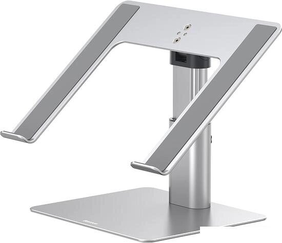 

Подставка для ноутбука Baseus Metal Adjustable Laptop Stand (LUJS000012) Silver, Подставка для ноутбука Baseus LUJS000012 Metal Adjustable Laptop Stand cс регулировкой высоты, Silver