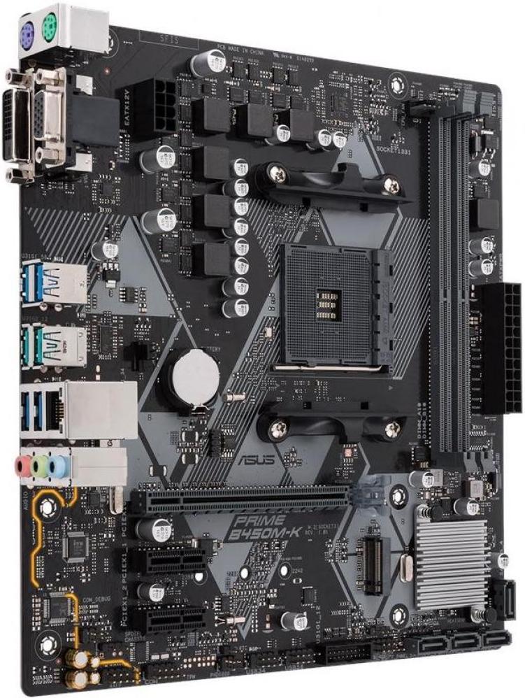 

Материнская плата ASUS Prime B450M-K, Prime B450M-K