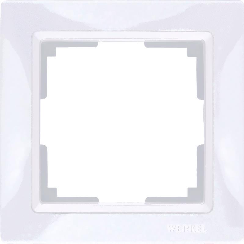 

Рамка для выключателя и розетки Werkel Snabb 1 пост WL03-Frame-01-white белый [a036625], Snabb 1 пост WL03-Frame-01-white