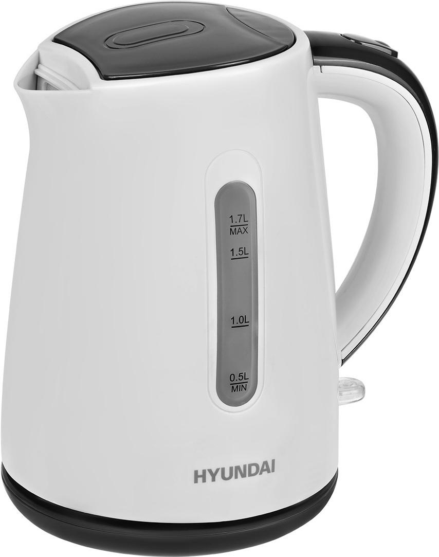 

Электрочайник Hyundai HYK-P2021 белый/серый, HYK-P2021