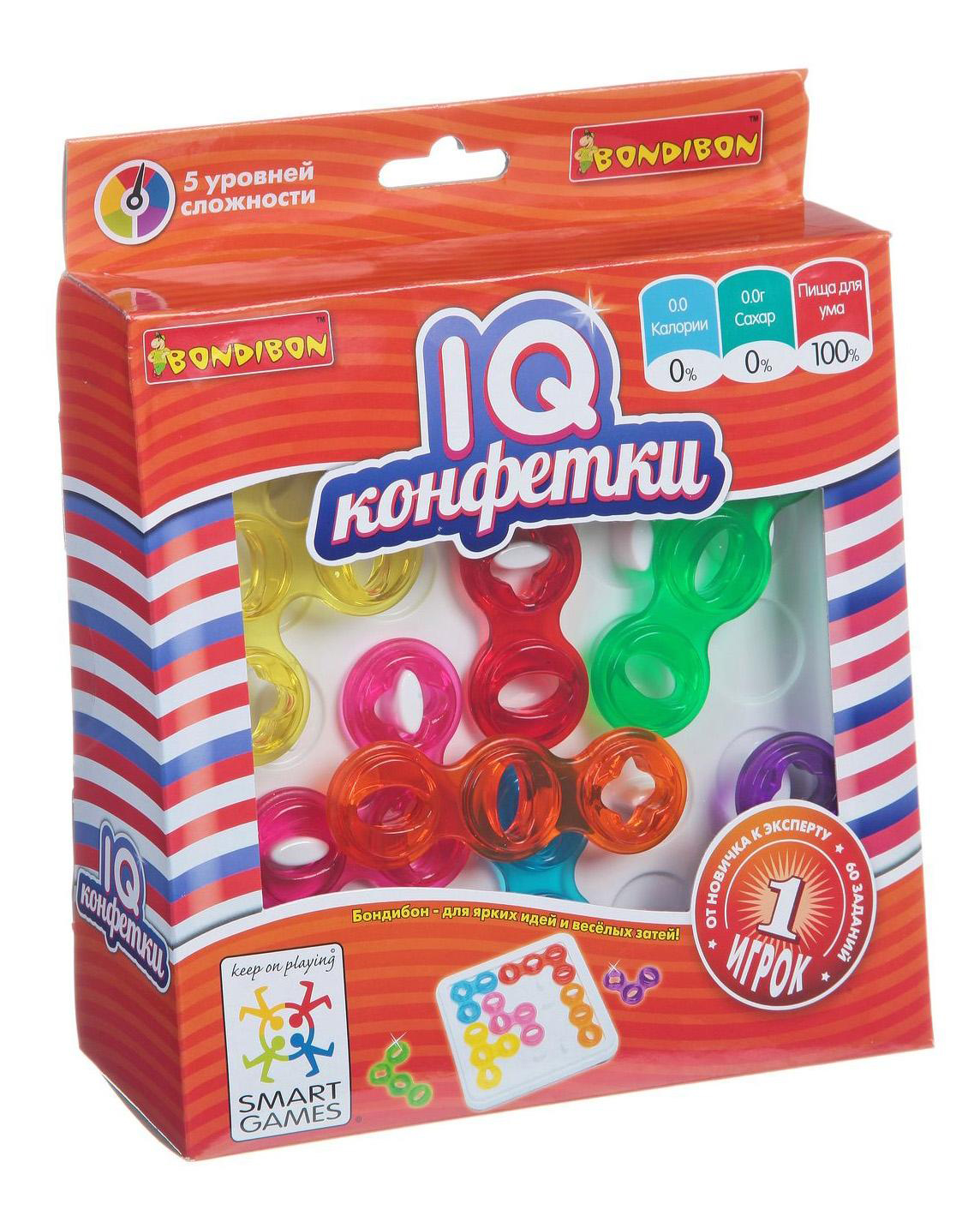 

Настольная игра Bondibon IQ-Конфетки [ВВ1353], IQ-Конфетки