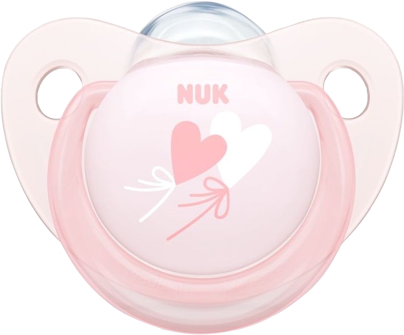 

Пустышка NUK Baby Rose с кольцом силикон р.2 [10736274], Baby Rose с кольцом силикон р.2