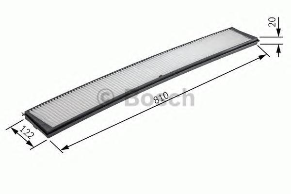 

Салонный фильтр Bosch 1987432424, 1987432424