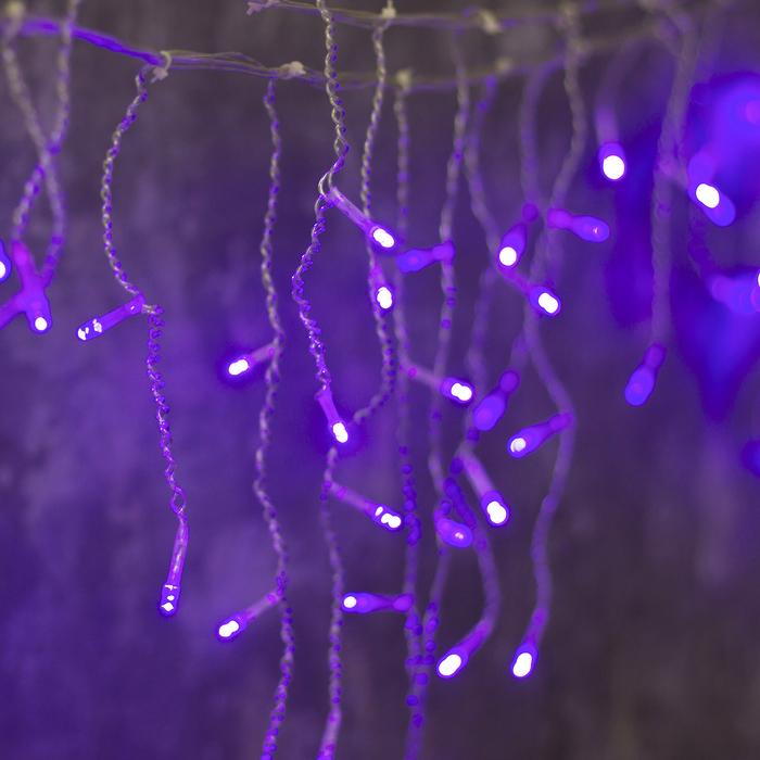 

Новогодняя гирлянда Luazon Бахрома 80 LED 3х0.5м фиолетовый [3556848], Бахрома 80 LED 3х0.5м