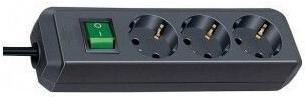

Сетевой фильтр Brennenstuhl Eco-Line 3 Sockets 5m Black [1152900], Eco-Line 3 Sockets 5m