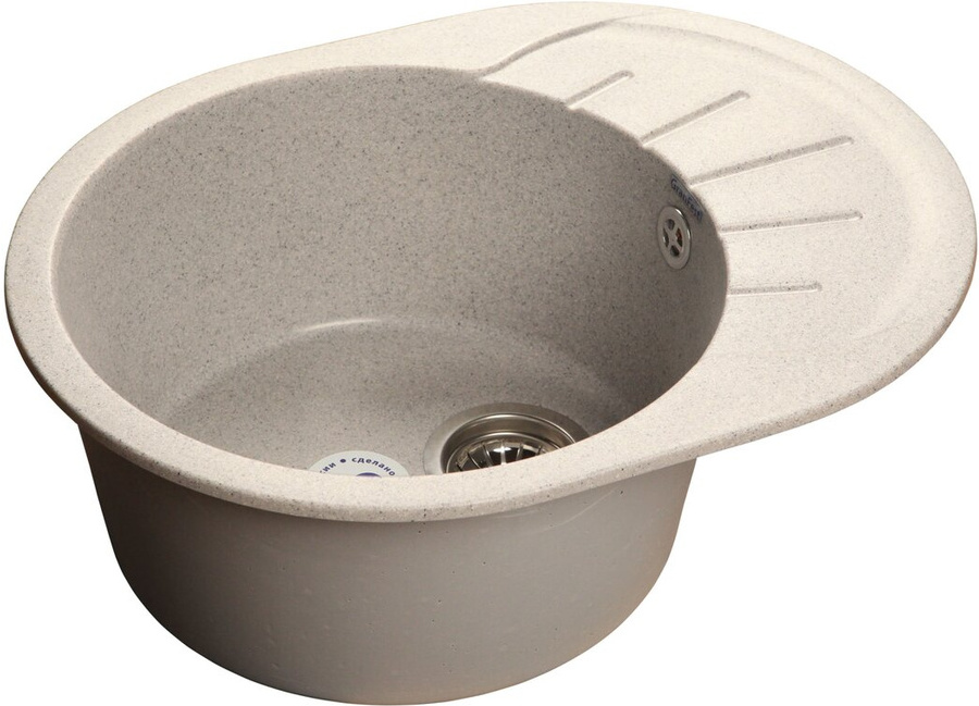 

Кухонная мойка GranFest Rondo GF-R580L серый, Кухонная мойка GranFest Rondo GF-R580L (серый)