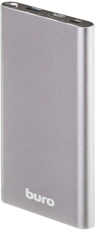 

Портативное зарядное устройство Buro RB-10000-QC3.0-IO серебристый
