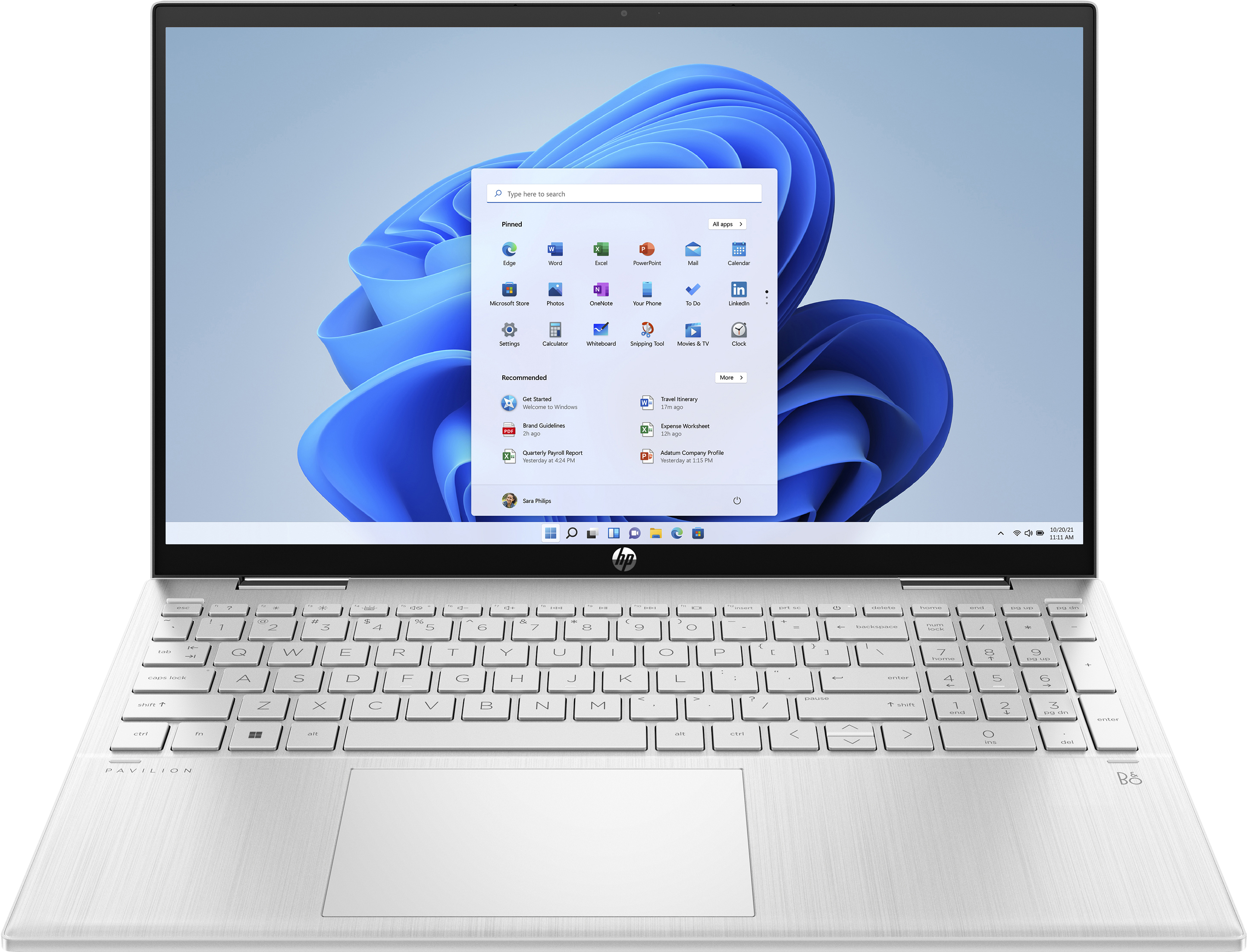 

Ноутбук HP Pavilion x360 15-er1114nw серебристый (712C4EA)